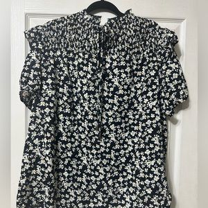 2x black background with florals